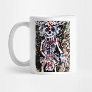 Mexican  Folk Skeleton Mug